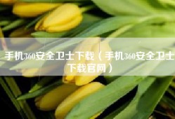 手机360安全卫士下载（手机360安全卫士下载官网）