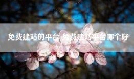 免费建站的平台-免费建站平台哪个好