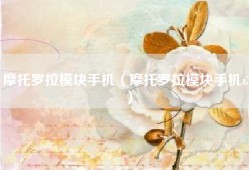 摩托罗拉模块手机（摩托罗拉模块手机z3）