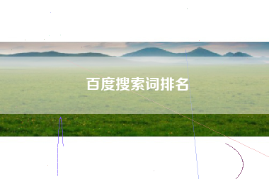百度搜索词排名