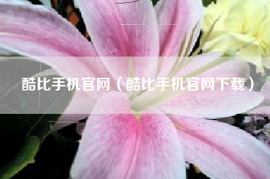 酷比手机官网（酷比手机官网下载）