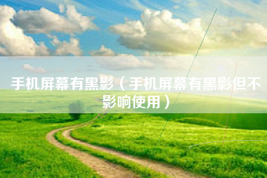 手机屏幕有黑影（手机屏幕有黑影但不影响使用）