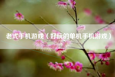 老式手机游戏（好玩的单机手机游戏）